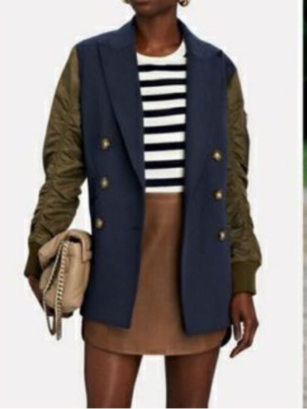 VERONICA BEARD
Clausen Double-Breasted Dickey Jacket Size 4